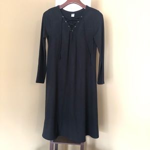 Black Long-Sleeve Dress